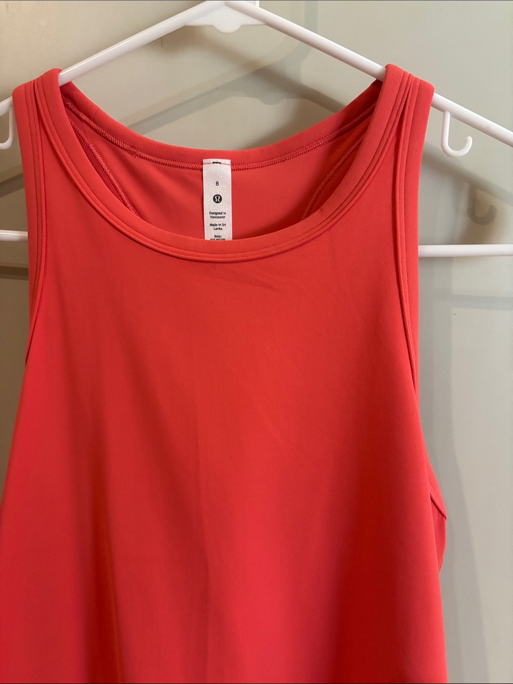 lululemon athletica Coral Racerback Performance Tank
